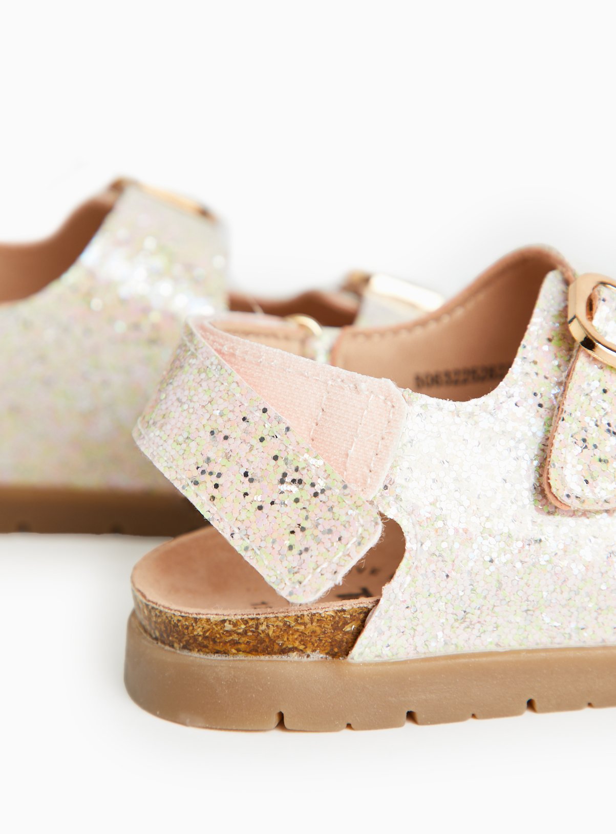 Sparkle Twin Footbed Sandals 4 Infant - Image 4 thumbnail